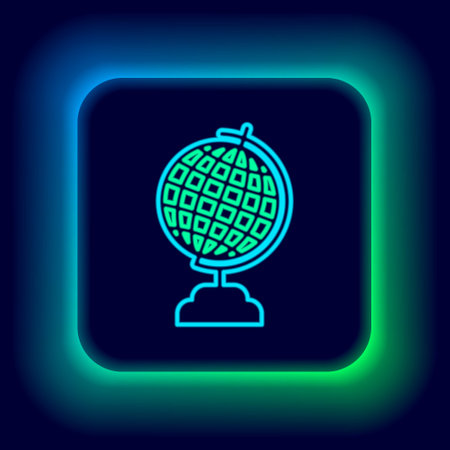 Glowing neon line Download inbox icon isolated on black background. Colorful outline concept. Vectorのイラスト素材
