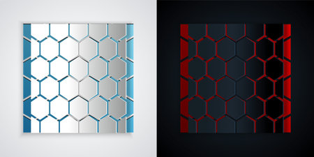 Paper cut Honeycomb icon isolated on grey and black background. Honey cells symbol. Sweet natural...