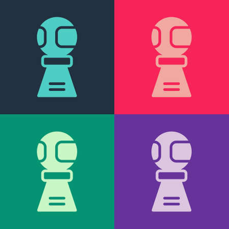 Pop art Award cup with baseball ball icon isolated on color background. Winner trophy symbol. Championship or competition trophy. Sports achievement. Vectorのイラスト素材