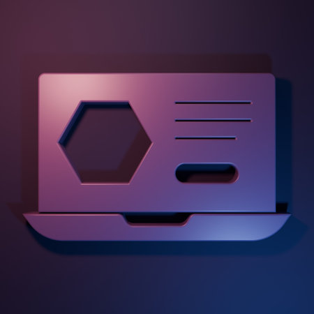 Purple Honey online service or platform icon isolated on purple-blue background. Countryside organic...