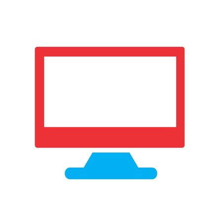 Monitor  icon isolated on abstract backgroundのイラスト素材