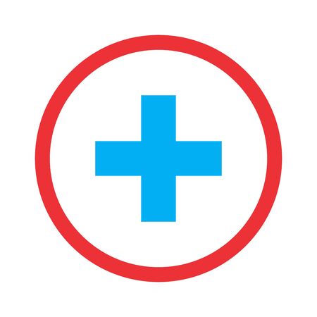 Add  icon isolated on abstract backgroundのイラスト素材