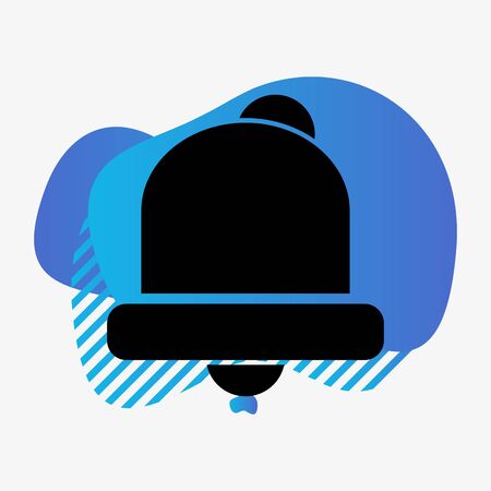 Alarm  icon isolated on abstract backgroundのイラスト素材