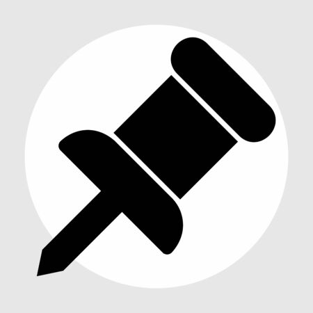 Pin  icon isolated on abstract backgroundのイラスト素材