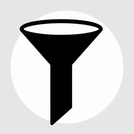 Filter  icon isolated on abstract backgroundのイラスト素材