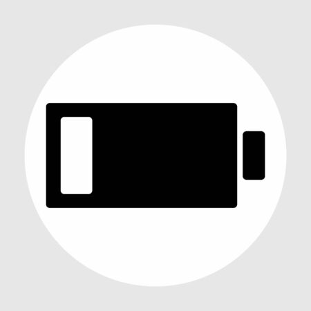 Battery  icon isolated on abstract backgroundのイラスト素材