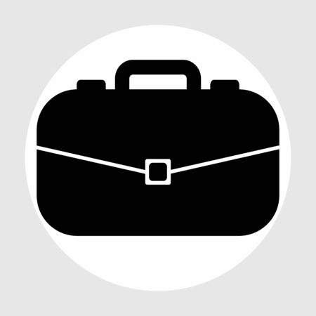 Briefcase  icon isolated on abstract backgroundのイラスト素材