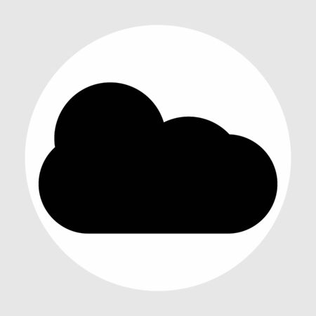 Cloud  icon isolated on abstract backgroundのイラスト素材