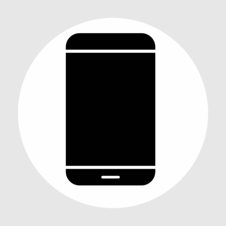 Mobile  icon isolated on abstract backgroundのイラスト素材
