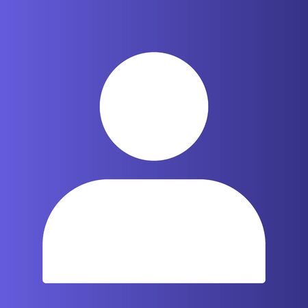 Man  icon isolated on abstract backgroundのイラスト素材