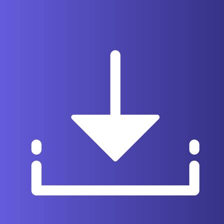 Download  icon isolated on abstract backgroundのイラスト素材