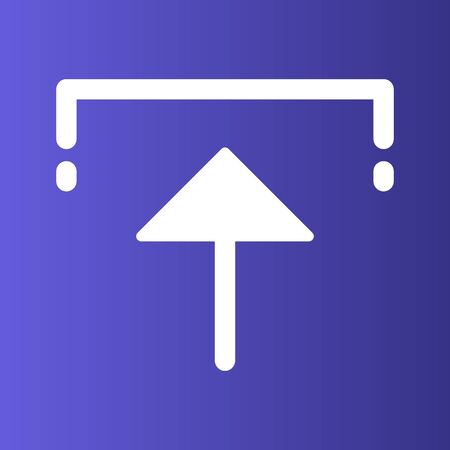 Upload  icon isolated on abstract backgroundのイラスト素材