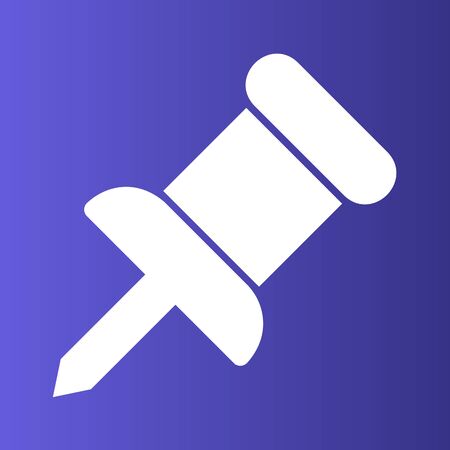 Pin  icon isolated on abstract backgroundのイラスト素材
