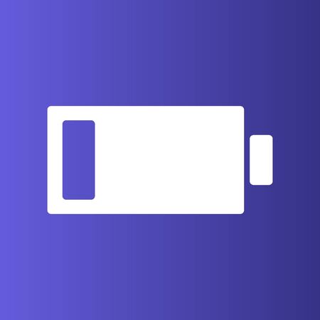 Battery  icon isolated on abstract backgroundのイラスト素材