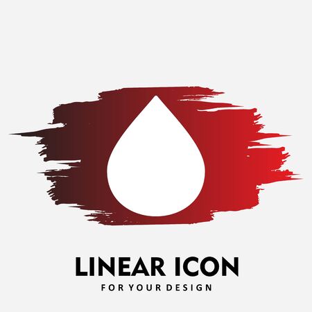 Drop  icon isolated on abstract backgroundのイラスト素材
