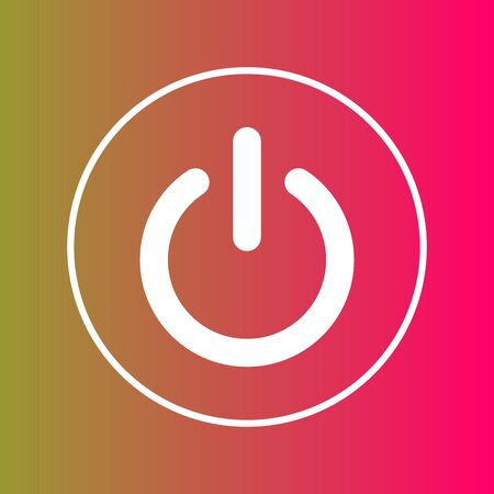 Off power  icon isolated on abstract backgroundのイラスト素材