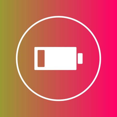 Battery  icon isolated on abstract backgroundのイラスト素材