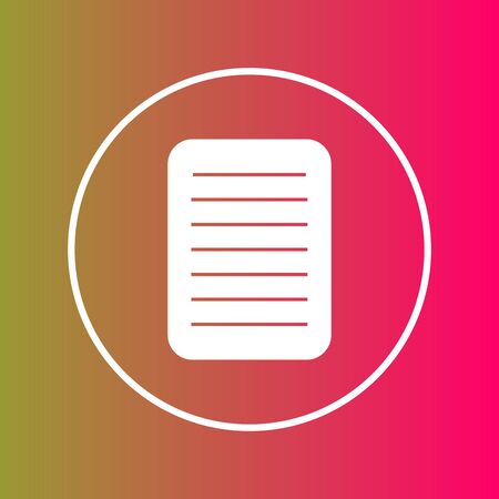 File  icon isolated on abstract backgroundのイラスト素材