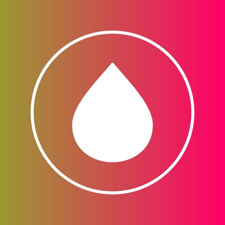 Drop  icon isolated on abstract backgroundのイラスト素材