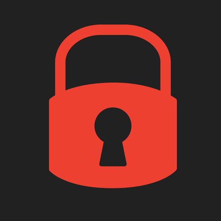 Lock  icon isolated on abstract backgroundのイラスト素材