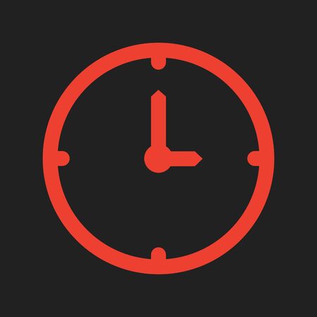 Clock  icon isolated on abstract backgroundのイラスト素材