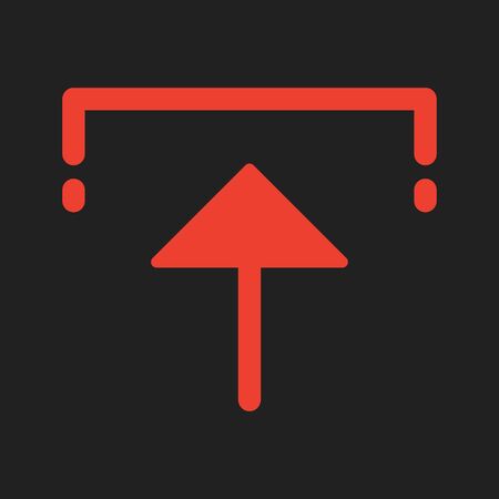 Upload  icon isolated on abstract backgroundのイラスト素材