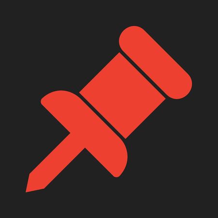 Pin  icon isolated on abstract backgroundのイラスト素材