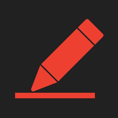 Pencil  icon isolated on abstract backgroundのイラスト素材