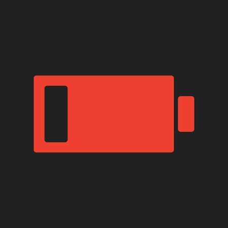 Battery  icon isolated on abstract backgroundのイラスト素材