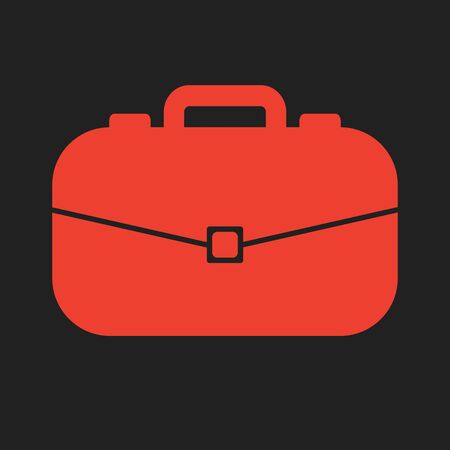 Briefcase  icon isolated on abstract backgroundのイラスト素材