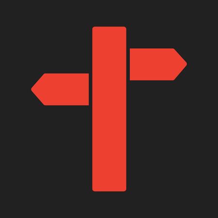 Direction  icon isolated on abstract backgroundのイラスト素材