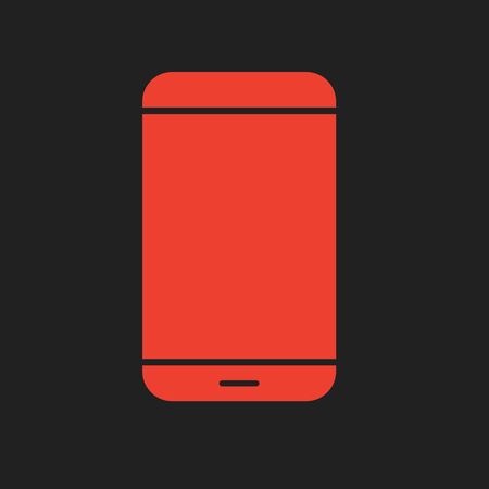 Mobile  icon isolated on abstract backgroundのイラスト素材