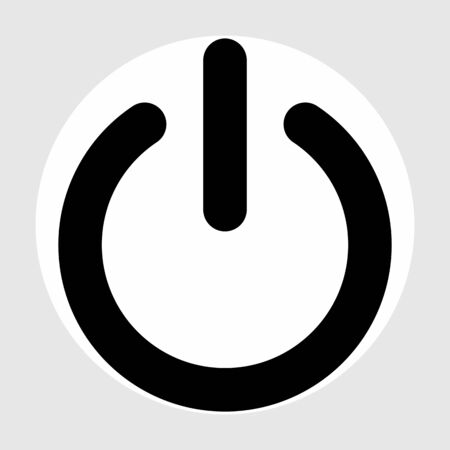 Off power  icon isolated on abstract backgroundのイラスト素材