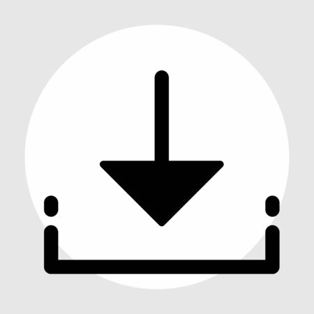 Download  icon isolated on abstract backgroundのイラスト素材