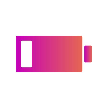 Battery  icon isolated on abstract backgroundのイラスト素材