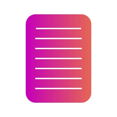 File  icon isolated on abstract backgroundのイラスト素材