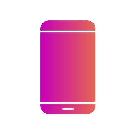 Mobile  icon isolated on abstract backgroundのイラスト素材