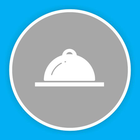 Dish  icon isolated on abstract backgroundのイラスト素材