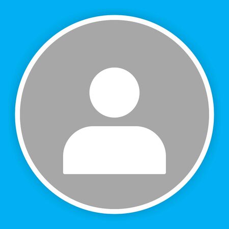 Man  icon isolated on abstract backgroundのイラスト素材