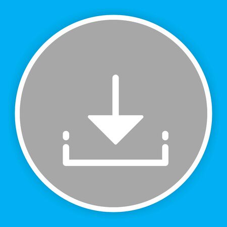 Download  icon isolated on abstract backgroundのイラスト素材