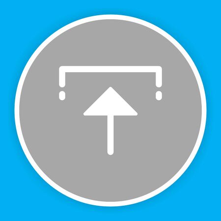 Upload  icon isolated on abstract backgroundのイラスト素材