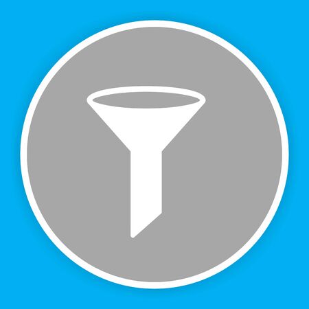 Filter  icon isolated on abstract backgroundのイラスト素材