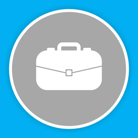 Briefcase  icon isolated on abstract backgroundのイラスト素材