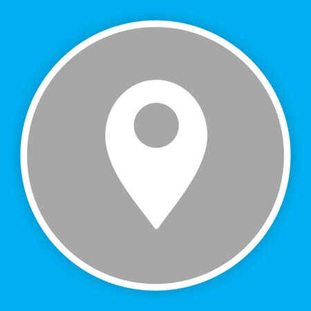 Location  icon isolated on abstract backgroundのイラスト素材
