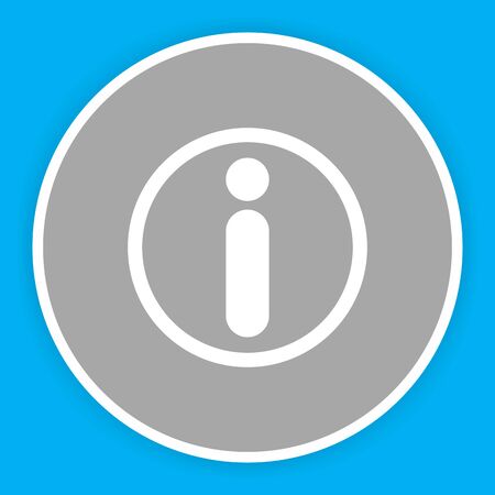 Information  icon isolated on abstract backgroundのイラスト素材