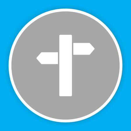 Direction  icon isolated on abstract backgroundのイラスト素材