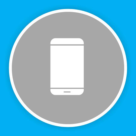 Mobile  icon isolated on abstract backgroundのイラスト素材