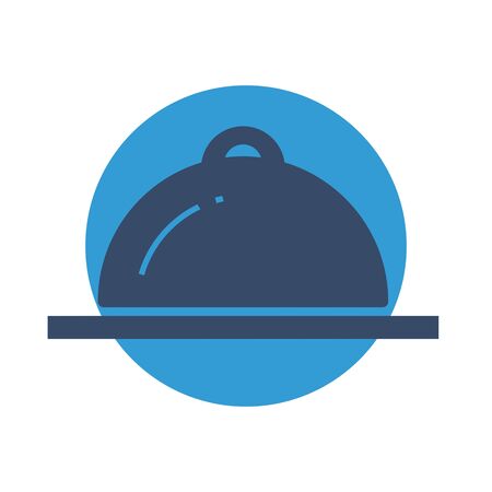 Dish  icon isolated on abstract backgroundのイラスト素材