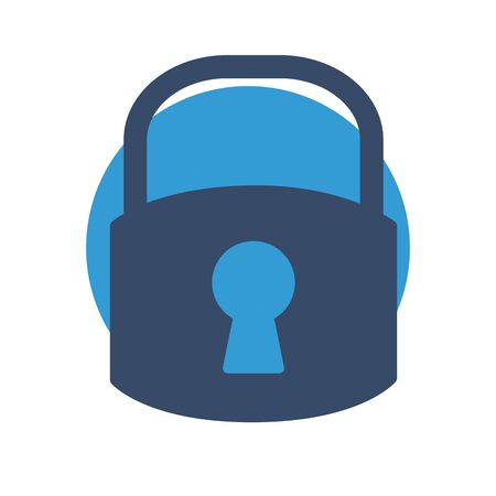 Lock  icon isolated on abstract backgroundのイラスト素材