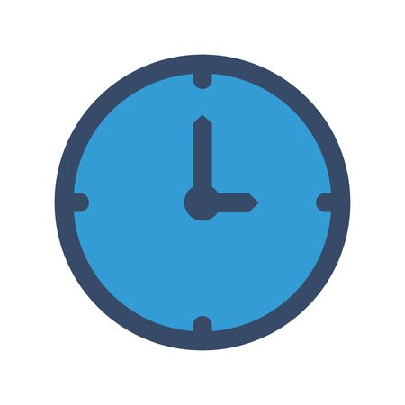 Clock  icon isolated on abstract backgroundのイラスト素材
